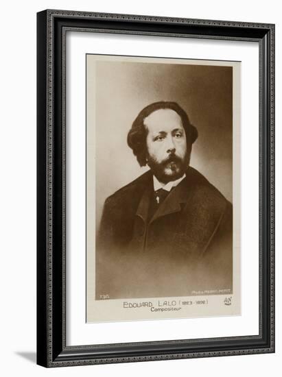 Portrait of Edouard Lalo-Pierre Petit-Framed Photographic Print