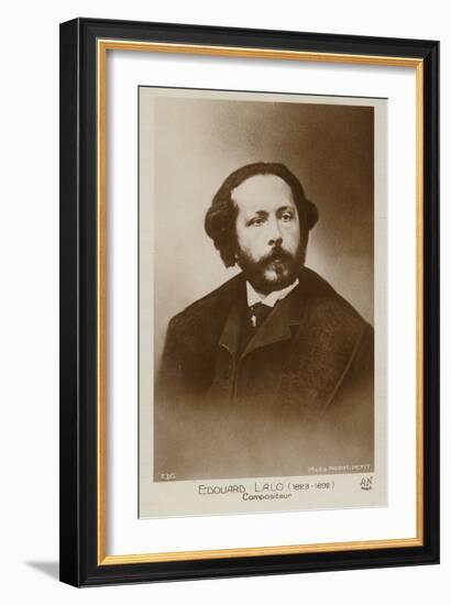 Portrait of Edouard Lalo-Pierre Petit-Framed Photographic Print