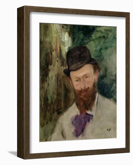 Portrait of Edouard Manet (1832-83) circa 1880-Charles Émile Carolus-Duran-Framed Giclee Print