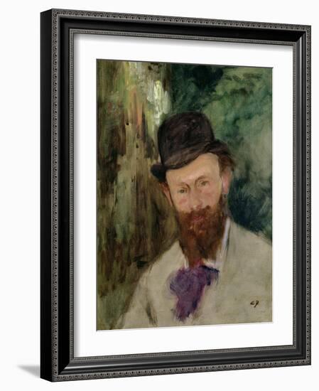 Portrait of Edouard Manet (1832-83) circa 1880-Charles Émile Carolus-Duran-Framed Giclee Print