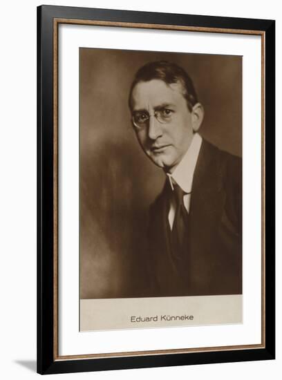 Portrait of Eduard Kunneke-null-Framed Photographic Print