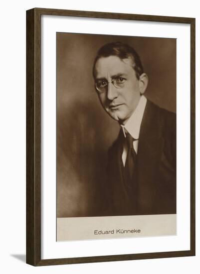 Portrait of Eduard Kunneke-null-Framed Photographic Print