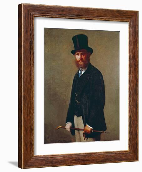 Portrait of Eduard Manet, 1867-Henri Fantin-Latour-Framed Giclee Print