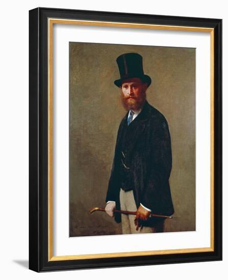 Portrait of Eduard Manet, 1867-Henri Fantin-Latour-Framed Giclee Print