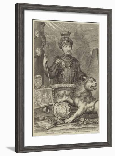 Portrait of Edward, Prince of Wales-null-Framed Giclee Print