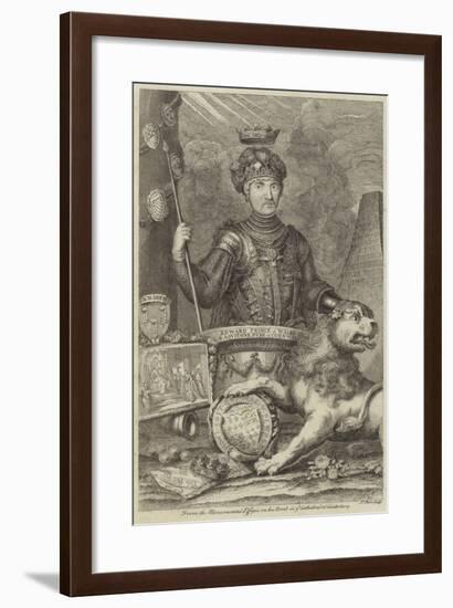 Portrait of Edward, Prince of Wales-null-Framed Giclee Print