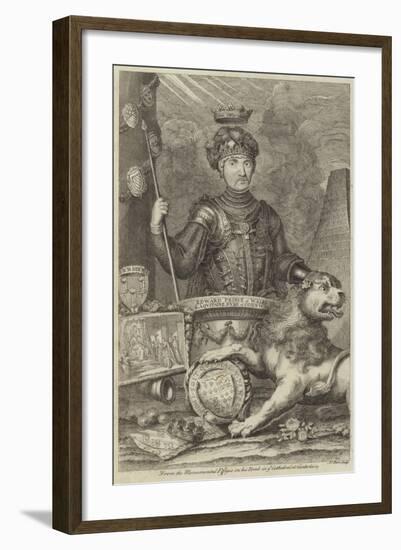 Portrait of Edward, Prince of Wales-null-Framed Giclee Print