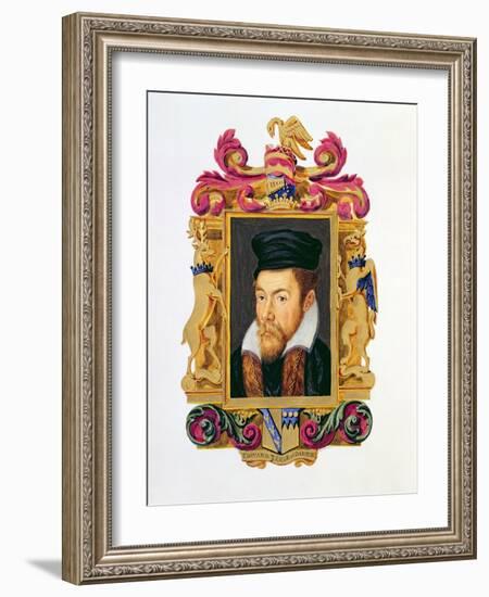 Portrait of Edward Stanley-Sarah Countess Of Essex-Framed Giclee Print