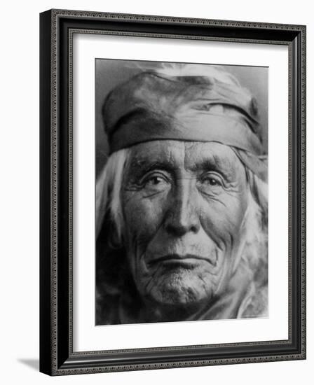 Portrait of Elderly Native American Navajo Man-Emil Otto Hoppé-Framed Photographic Print