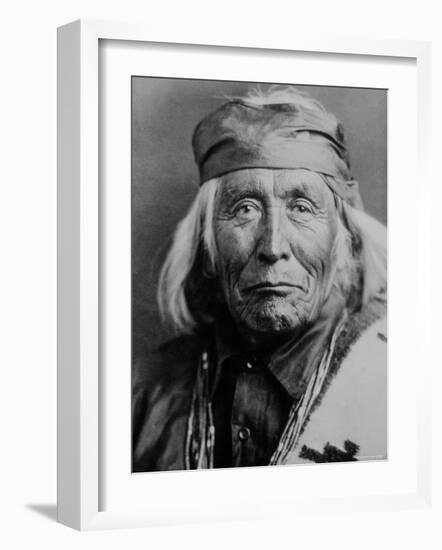 Portrait of Elderly Native American Navajo Man-Emil Otto Hoppé-Framed Photographic Print