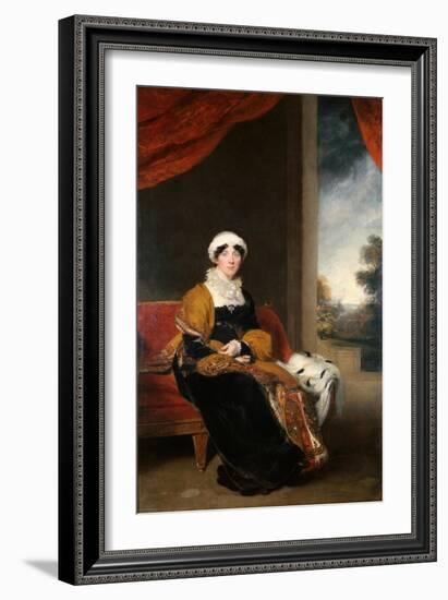 Portrait of Eleanor, Lady Wigram, 1815-16-Thomas Lawrence-Framed Giclee Print
