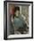 Portrait of Elena Carafa, C.1875 (Oil on Canvas)-Edgar Degas-Framed Giclee Print