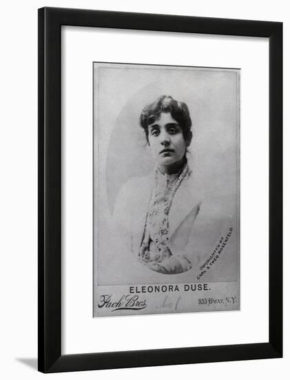 Portrait of Eleonora Duse, c.1898-null-Framed Giclee Print