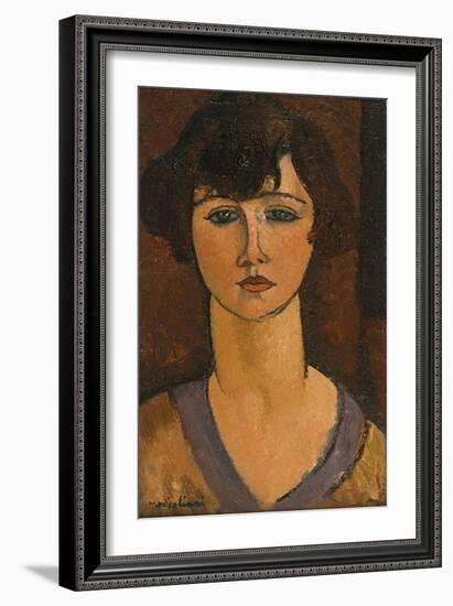 Portrait of Elisabeth Fuss-Amore-Amedeo Modigliani-Framed Giclee Print