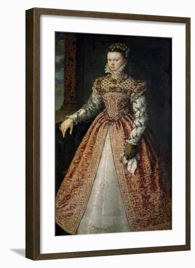 Portrait of Elisabeth of Valois-null-Framed Giclee Print