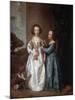 Portrait of Elizabeth and Philadelphia Wharton, 1640-Sir Anthony Van Dyck-Mounted Giclee Print