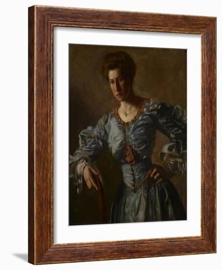 Portrait of Elizabeth L. Burton, C.1905-06-Thomas Cowperthwait Eakins-Framed Giclee Print