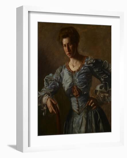 Portrait of Elizabeth L. Burton, C.1905-06-Thomas Cowperthwait Eakins-Framed Giclee Print