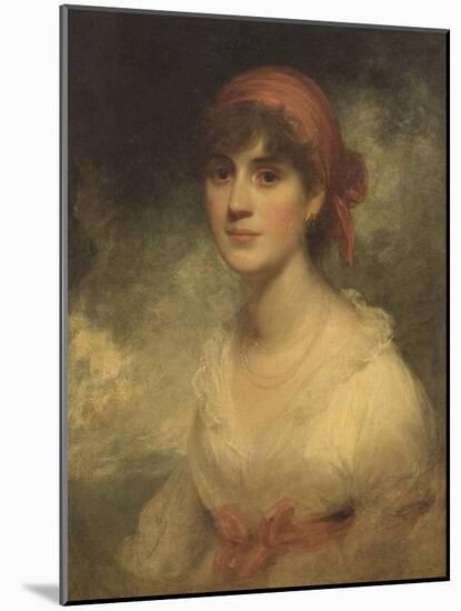 Portrait of Elizabeth, Lady Le Des Pencer, C.1795-97 (Oil on Canvas)-William Beechey-Mounted Giclee Print