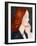 Portrait of Elizabeth Siddal, in Profile to the Right-Dante Gabriel Rossetti-Framed Giclee Print