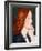 Portrait of Elizabeth Siddal, in Profile to the Right-Dante Gabriel Rossetti-Framed Giclee Print