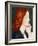 Portrait of Elizabeth Siddal, in Profile to the Right-Dante Gabriel Rossetti-Framed Giclee Print