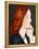 Portrait of Elizabeth Siddal, in Profile to the Right-Dante Gabriel Rossetti-Framed Premier Image Canvas