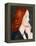 Portrait of Elizabeth Siddal, in Profile to the Right-Dante Gabriel Rossetti-Framed Premier Image Canvas