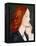 Portrait of Elizabeth Siddal, in Profile to the Right-Dante Gabriel Rossetti-Framed Premier Image Canvas