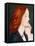 Portrait of Elizabeth Siddal, in Profile to the Right-Dante Gabriel Rossetti-Framed Premier Image Canvas