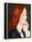 Portrait of Elizabeth Siddal, in Profile to the Right-Dante Gabriel Rossetti-Framed Premier Image Canvas