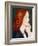 Portrait of Elizabeth Siddal, in Profile to the Right-Dante Gabriel Rossetti-Framed Giclee Print