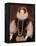 Portrait of Elizabeth Sydenham, Lady Drake, circa 1585-George Gower-Framed Premier Image Canvas