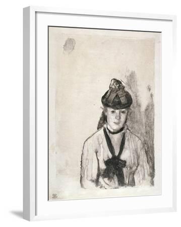 Portrait of Ellen Andrée, C.1876' Giclee Print - Edgar Degas | Art.com