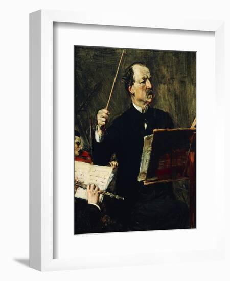 Portrait of Emanuele Muzio-null-Framed Giclee Print