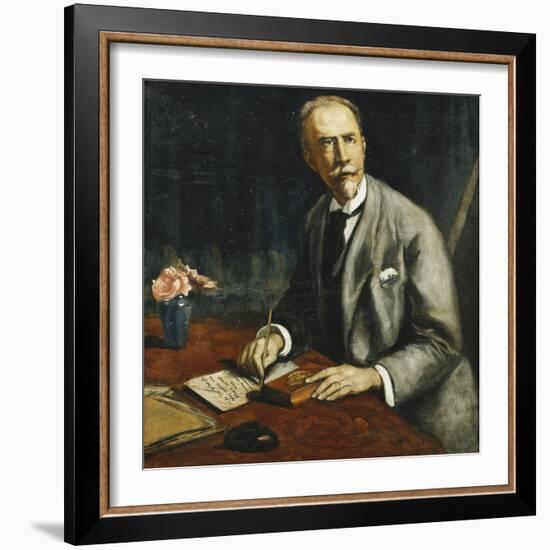 Portrait of Emile Bauman; Portrait D'Emile Bauman, 1927-Emile Bernard-Framed Giclee Print