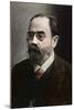 Portrait of Emile Zola (1840-1902) French writer-French Photographer-Mounted Giclee Print