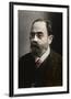 Portrait of Emile Zola (1840-1902) French writer-French Photographer-Framed Giclee Print