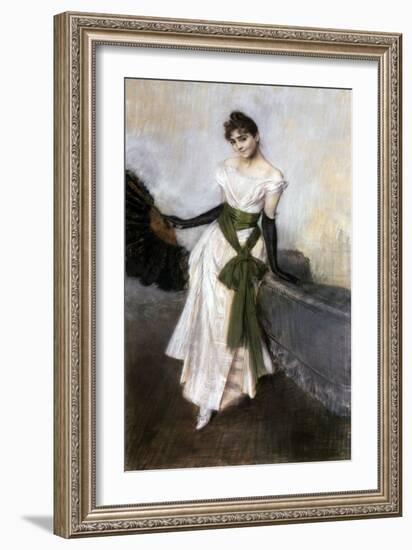 Portrait of Emiliana Concha De Ossa, 1888-Giovanni Boldini-Framed Giclee Print