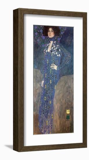 Portrait of Emilie Floge-Gustav Klimt-Framed Art Print