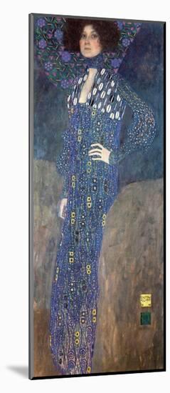 Portrait of Emilie Floge-Gustav Klimt-Mounted Art Print