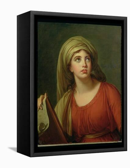 Portrait of Emma Hart (C.1765-1815) Later Lady Hamilton, as a Sibyl, C.1792-Elisabeth Louise Vigee-LeBrun-Framed Premier Image Canvas