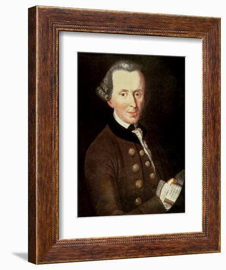 Portrait of Emmanuel Kant (1724-1804)-null-Framed Giclee Print