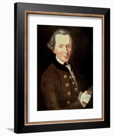 Portrait of Emmanuel Kant (1724-1804)-null-Framed Giclee Print