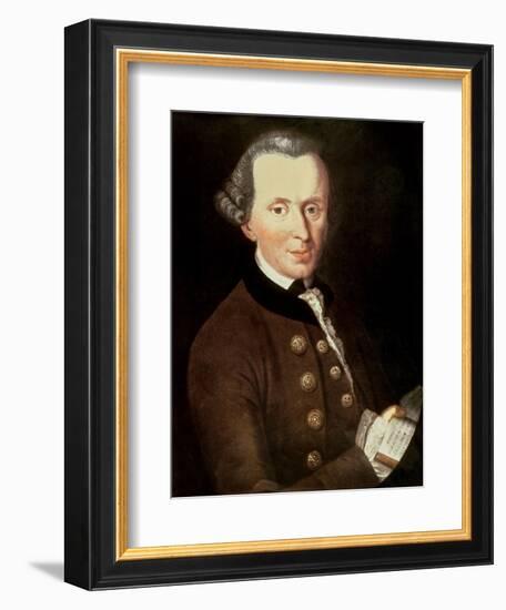 Portrait of Emmanuel Kant (1724-1804)-null-Framed Giclee Print