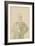 Portrait of Emperor Alexander III (1845-1894) (Pencil and W/C on Paper)-Mihaly von Zichy-Framed Giclee Print