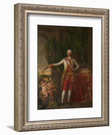 Portrait of Emperor Joseph II (1741-179), Second Half of the 18th C-Gertrude Cornélie Marie de Pélichy-Framed Giclee Print