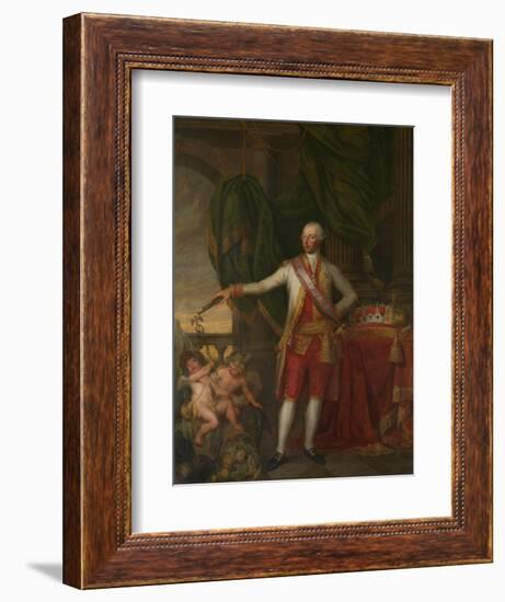 Portrait of Emperor Joseph II (1741-179), Second Half of the 18th C-Gertrude Cornélie Marie de Pélichy-Framed Giclee Print