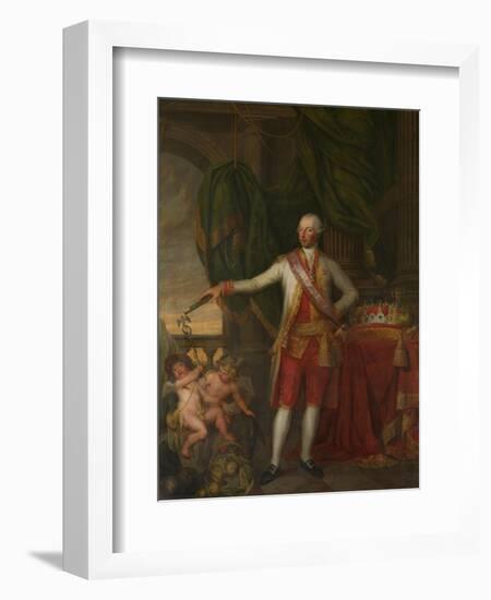 Portrait of Emperor Joseph II (1741-179), Second Half of the 18th C-Gertrude Cornélie Marie de Pélichy-Framed Giclee Print