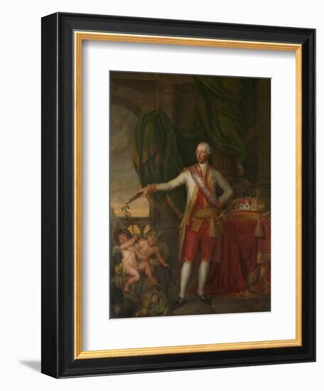 Portrait of Emperor Joseph II (1741-179), Second Half of the 18th C-Gertrude Cornélie Marie de Pélichy-Framed Giclee Print